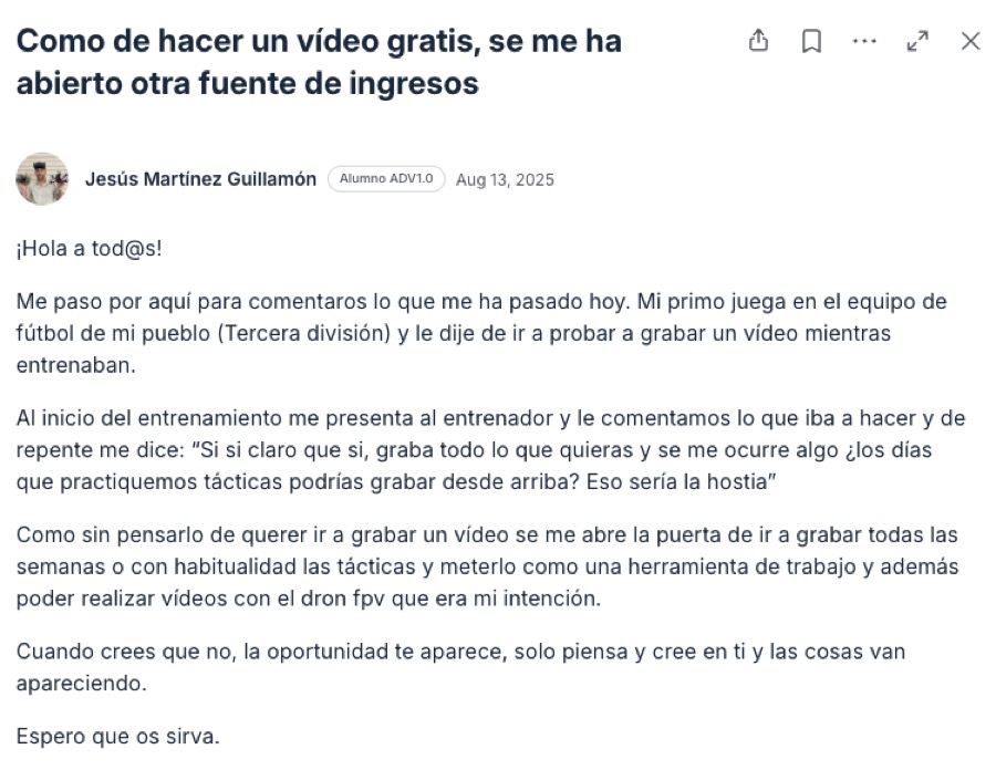 Testimonio